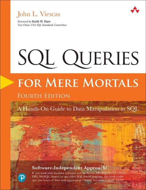 Cover image for book SQL Queries for Mere Mortals Pearson uCertify Course Access Code Card