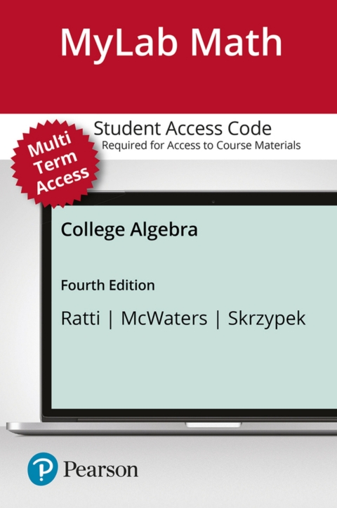 Cover image for book MyLab Math with Pearson eText (up to 24 months) Access Code for College Algebra