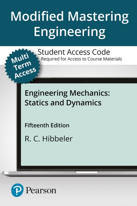 Cover image for book Mastering Engineering with Pearson eText Access Code for Engineering Mechanics: Statics & Dynamics