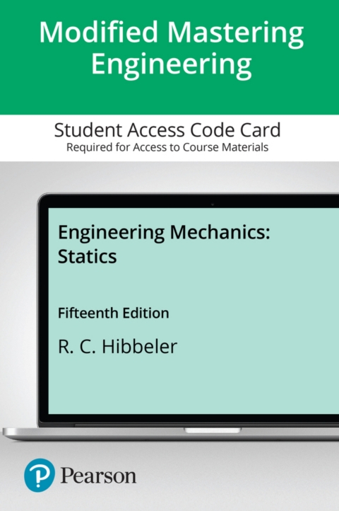 Cover image for book Mastering Engineering with Pearson eText Access Code for Engineering Mechanics: Statics