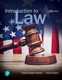 Introduction to Law 6th edition | 9780134868240, 9780134870977 ...