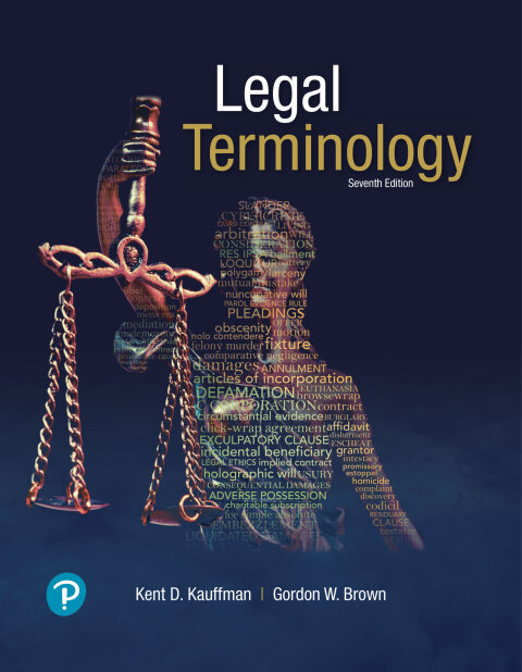Cover image for book Legal Terminology