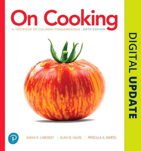 On Cooking Myculinary Lab+Pearson Etext