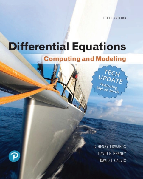 Cover image for book Differential Equations: Computing and Modeling, Tech Update
