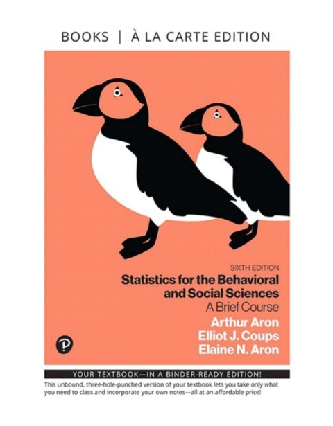 Online Resource MyLab Statistics with Pearson eText Access Code for Statistics for the Behavioral and Social Sciences: A Brief Course; $146.29