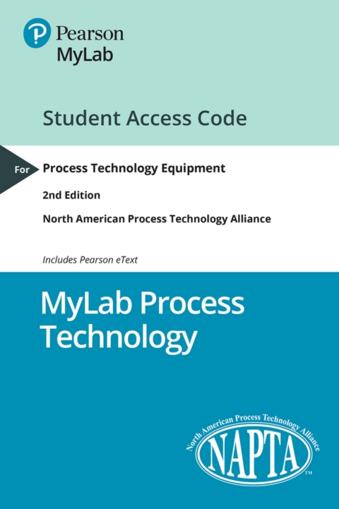 Cover image for book MyLab with Pearson eText Access Code for Process Technology Equipment