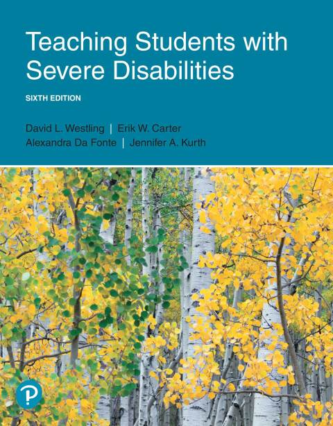 Cover image for book Teaching Students with Severe Disabilities