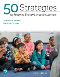 Cover image: 50 Strategies for Teaching English Language Learners 6th edition 9780134986616