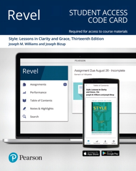 Cover image for book Revel Access Code for Style: Lessons in Clarity and Grace