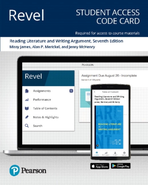 Cover image for book Revel Access Code for Reading Literature and Writing Argument