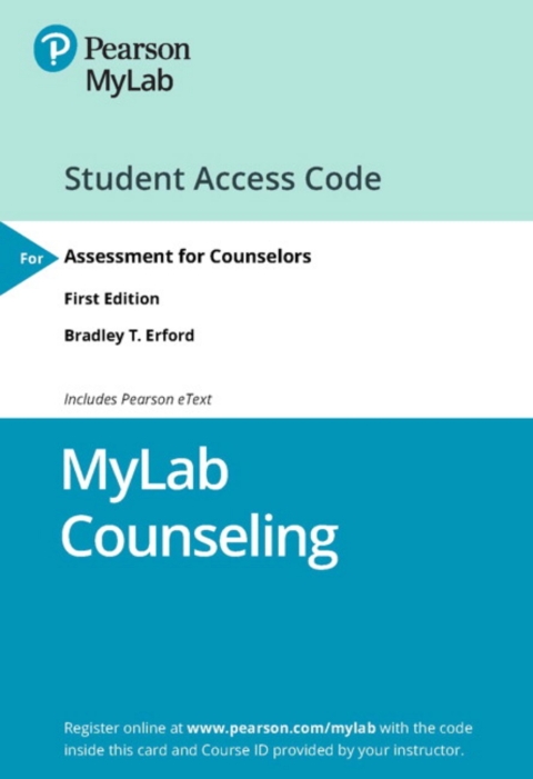 Cover image for book MyLab Counseling with Pearson eText Access Code for Assessment for Counselors