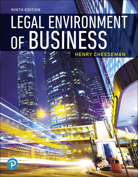 Cover image for book Legal Environment of Business