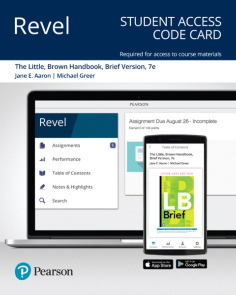 Cover image for book Revel Access Code for The Little, Brown Handbook, Brief Edition