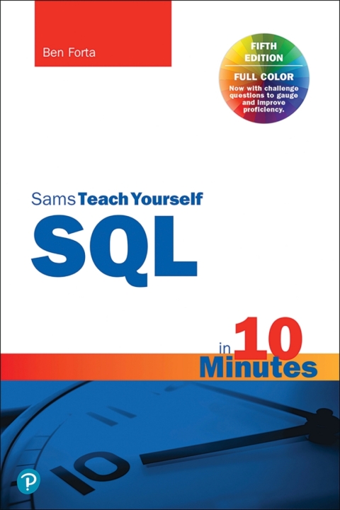 Cover image for book SQL in 10 Minutes a Day, Sams Teach Yourself