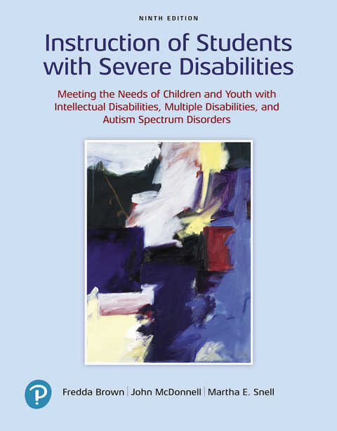 Cover image for book Instruction of Students with Severe Disabilities