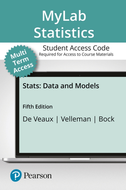 Cover image for book MyLab Statistics with Pearson eText Access Code (24 Months) for Stats: Data and Models