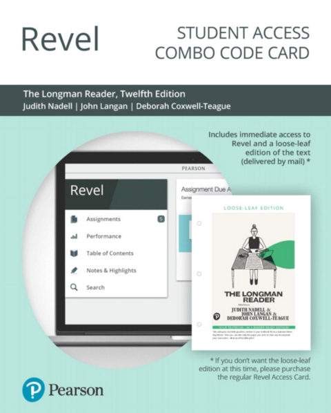 Cover image for book Revel + Print Combo Access Code for The Longman Reader