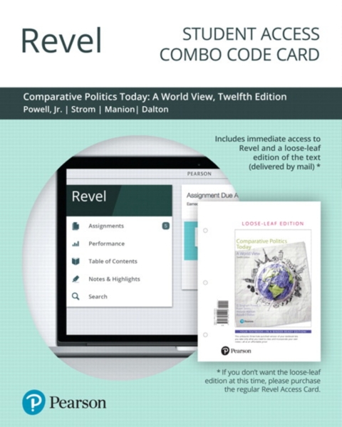 Cover image for book Revel + Print Combo Access Code for Comparative Politics Today: A World View