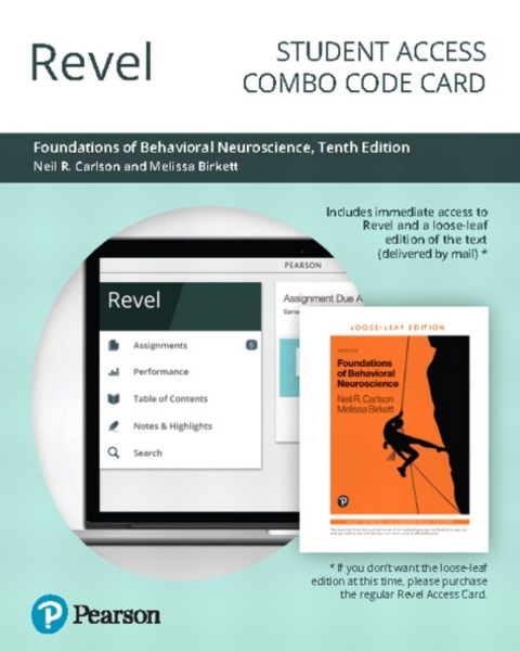 Cover image for book Revel + Print Combo Access Code for Foundations of Behavioral Neuroscience