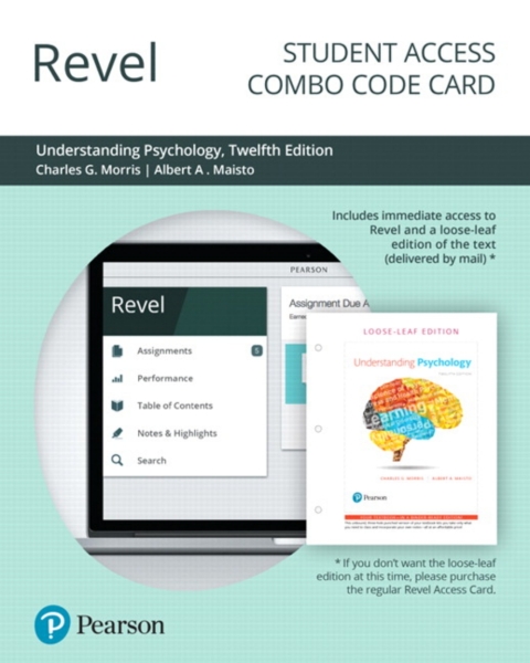 Cover image for book Revel + Print Combo Access Code for Understanding Psychology
