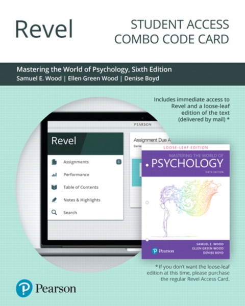 Cover image for book Revel + Print Combo Access Code for Mastering the World of Psychology: A Scientist-Practitioner Approach