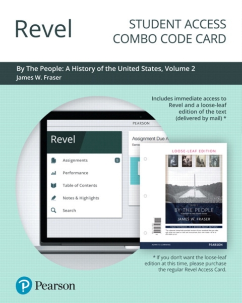 Cover image for book Revel + Print Combo Access Code for By The People, Volume 2