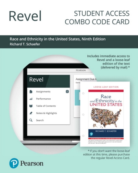 Cover image for book Revel + Print Combo Access Code for Race and Ethnicity in the United States