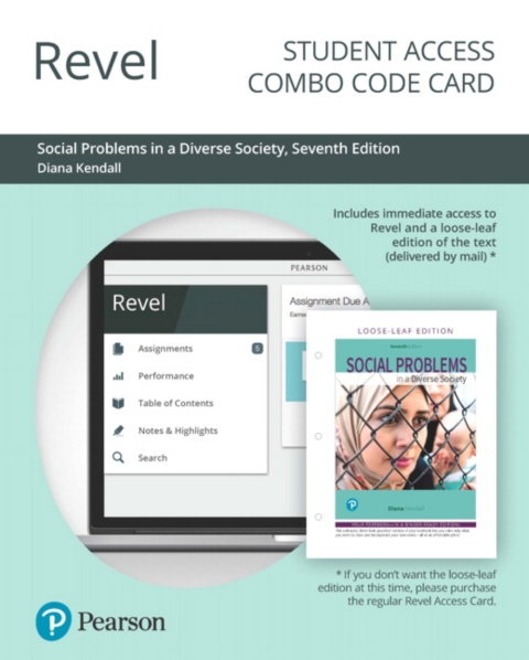 Cover image for book Revel + Print Combo Access Code for Social Problems in a Diverse Society