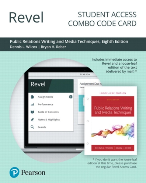 Cover image for book Revel + Print Combo Access Code for Public Relations Writing and Media Techniques