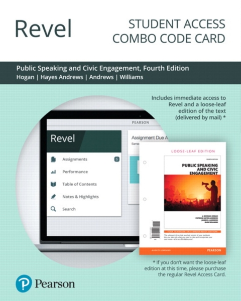 Cover image for book Revel + Print Combo Access Code for Public Speaking and Civic Engagement