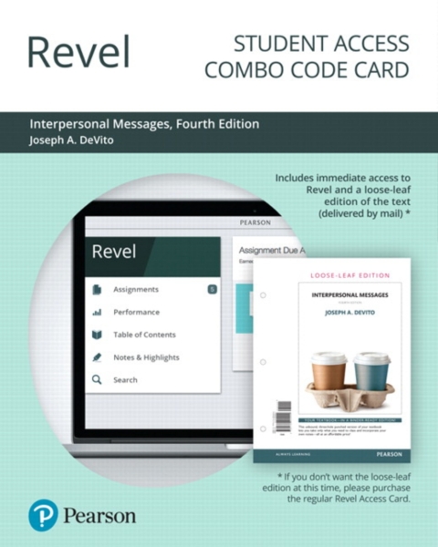Cover image for book Revel + Print Combo Access Code for Interpersonal Messages