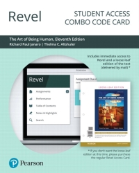 Revel Print Combo Access Code for Art of Being Human, The 11th edition