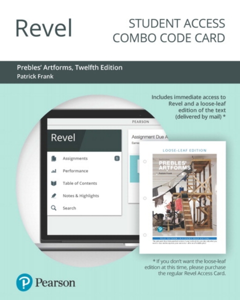 Cover image for book Revel + Print Combo Access Code for Prebles' Artforms