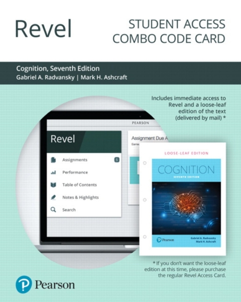Cover image for book Revel + Print Combo Access Code for Cognition