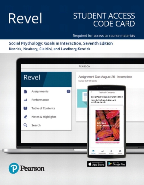 Cover image for book Revel Access Code for Social Psychology: Goals in Interaction