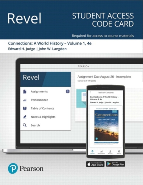 Cover image for book Revel Access Code for Connections: A World History, Volume 1