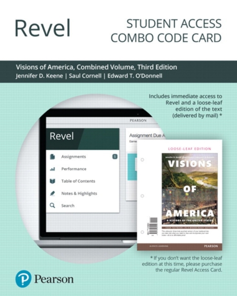 Cover image for book Revel + Print Combo Access Code for Visions of America: A History of the United States, Combined Volume