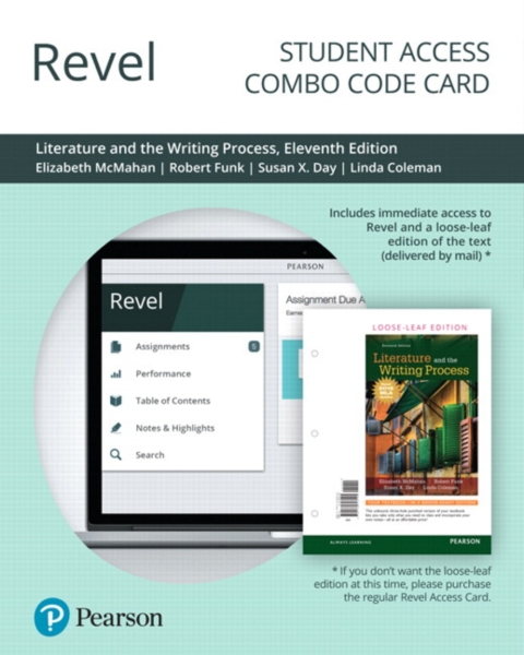 Cover image for book Revel + Print Combo Access Code for Literature and the Writing Process