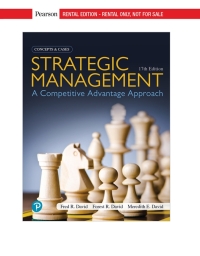 Strategic Management 17th edition | 9780135199978, 9780135203699 ...