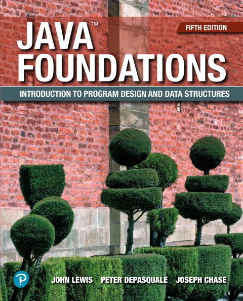 Cover image for book Java Foundations