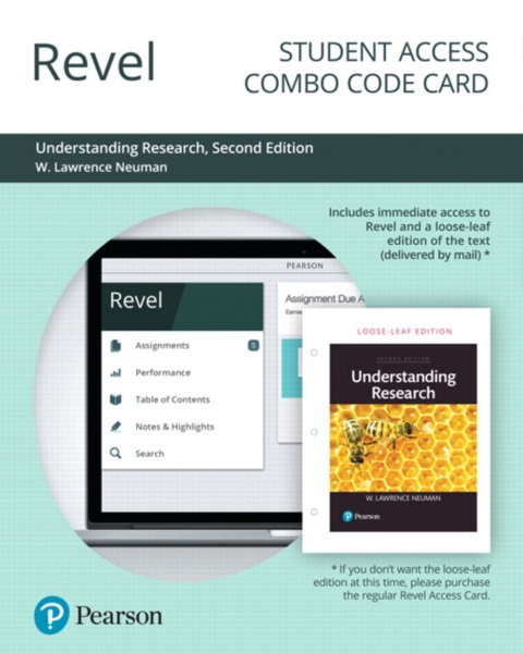 Cover image for book Revel + Print Combo Access Code for Understanding Research