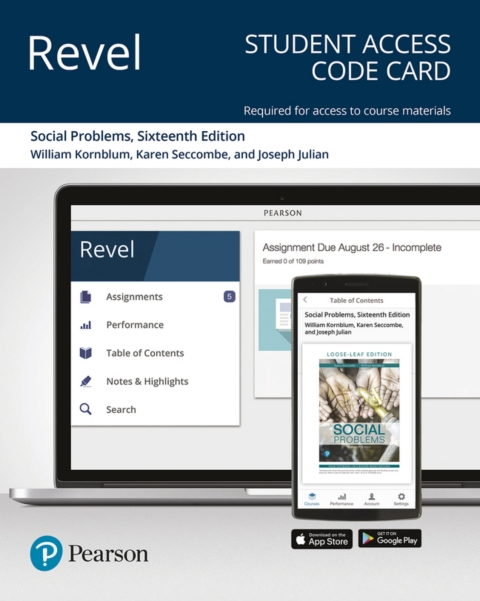 Cover image for book Revel Access Code for Social Problems