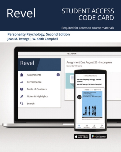 Cover image for book Revel Access Code for Personality Psychology: Understanding Yourself and Others