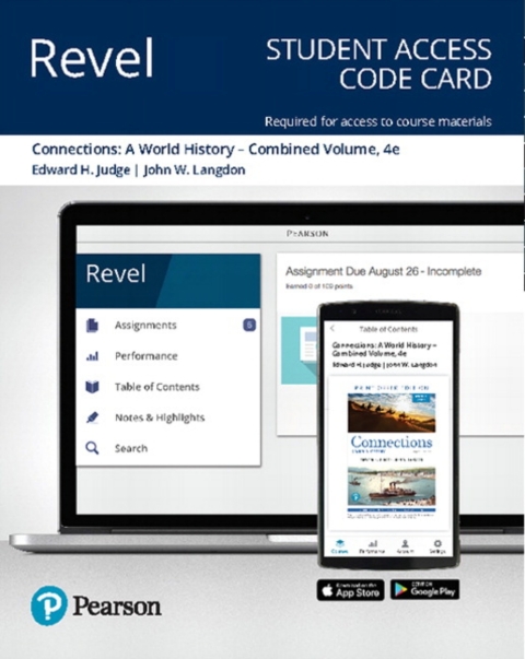 Cover image for book Revel Access Code for Connections: A World History, Combined Volume