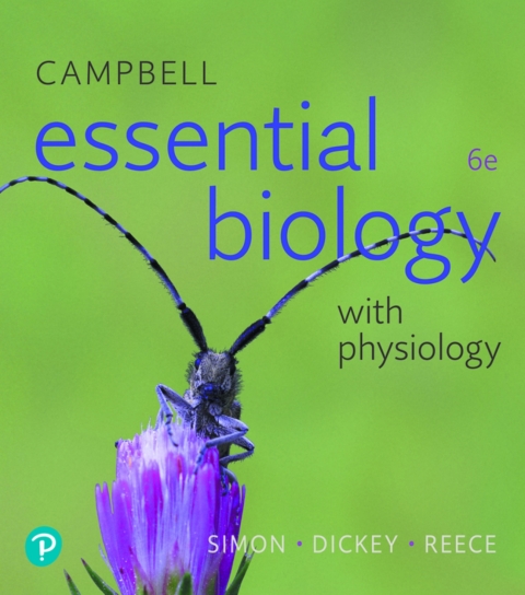 Cover image for book Campbell Essential Biology with Physiology (Pearson+)