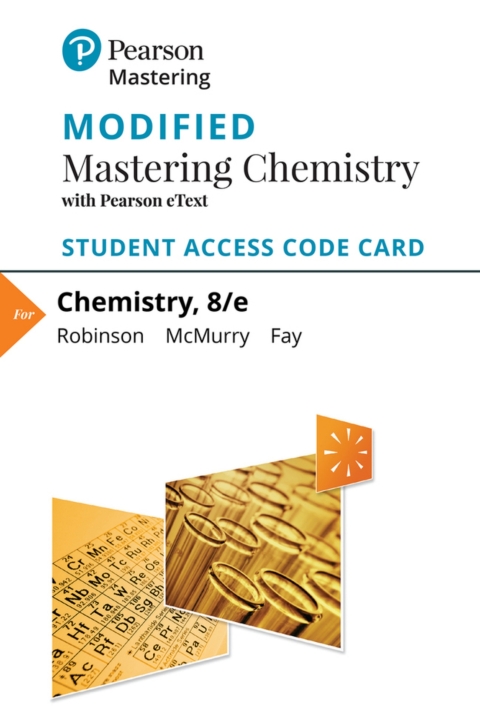 Cover image for book Mastering Chemistry with Pearson eText Access Code (24 Months) for Chemistry