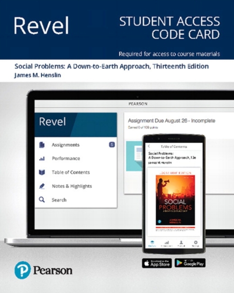 Cover image for book Revel Access Code for Social Problems: A Down-to-Earth Approach