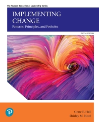 Implementing Change 5th edition | 9780135258231, 9780135217108 ...