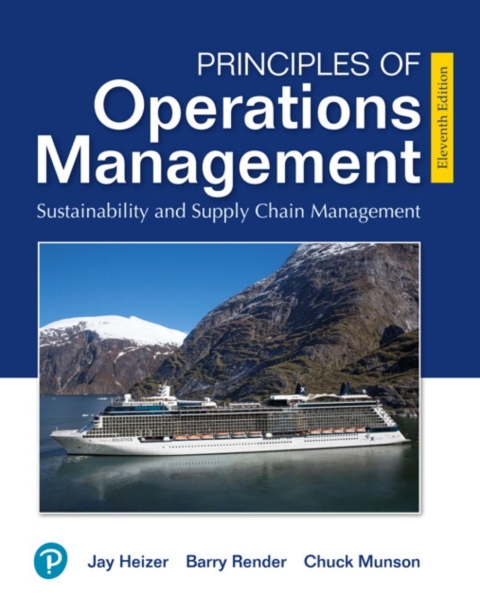 Cover image for book MyLab Operations Management with Pearson eText Access Code for Principles of Operations Management: Sustainability and Supply Chain Management