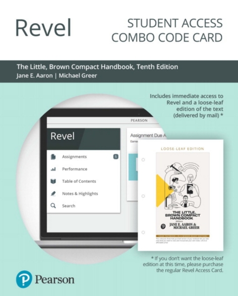 Cover image for book Revel + Print Combo Access Code for The Little, Brown Compact Handbook